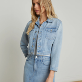 Koda Cropped Denim Jacket